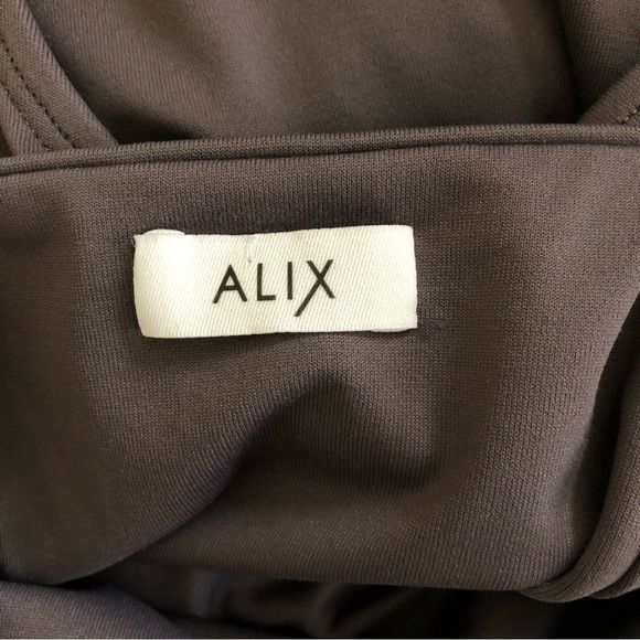 ALIX NYC High Neck Low Back Thong Bodysuit S - Picture 3 of 4